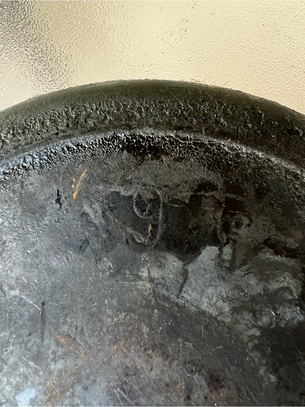 Antique Cast Iron Skillet - #9 - Heavy-Duty Frying Pan